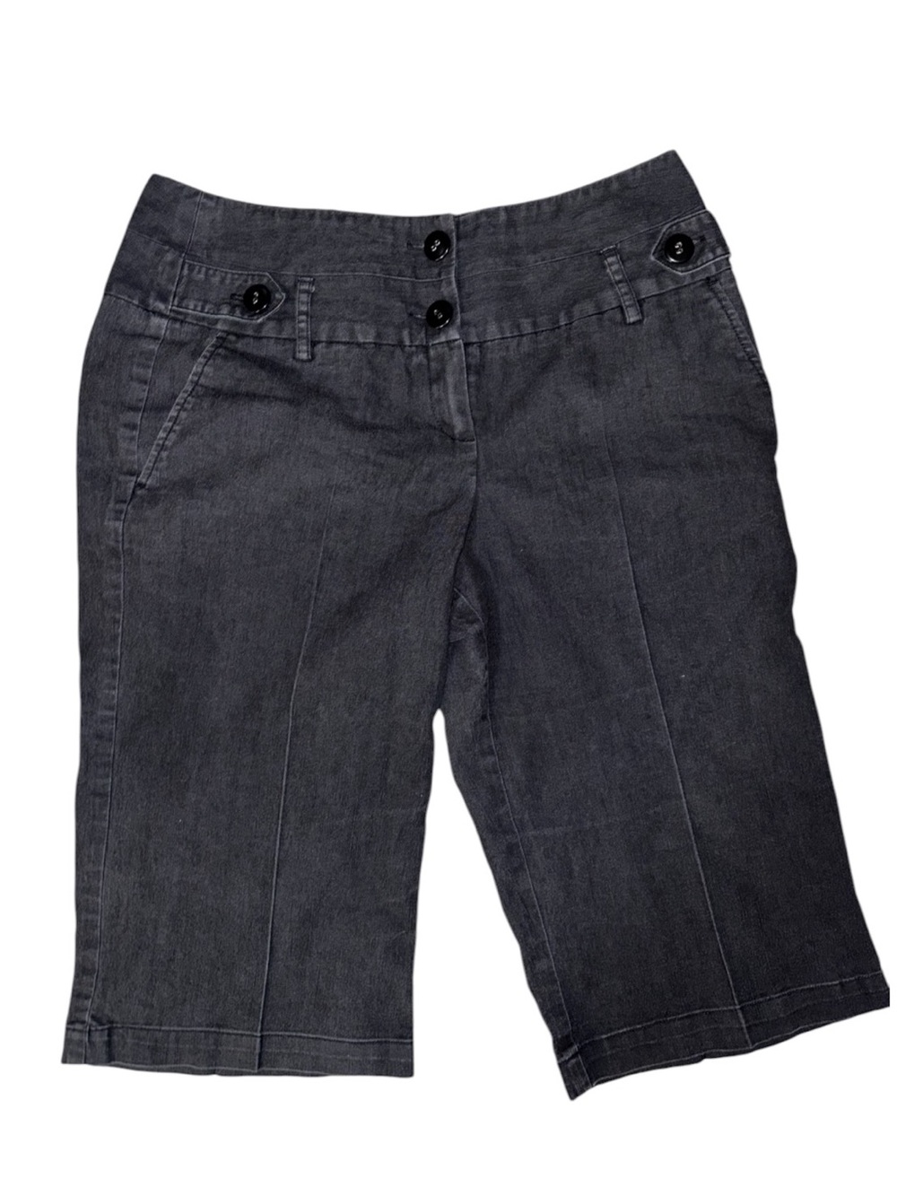 new directions Dark Gray Bermuda Shorts